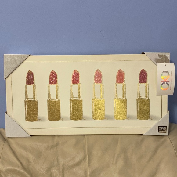 Lipstick Canvas Wall Art (NEW) - Picture 1 of 4